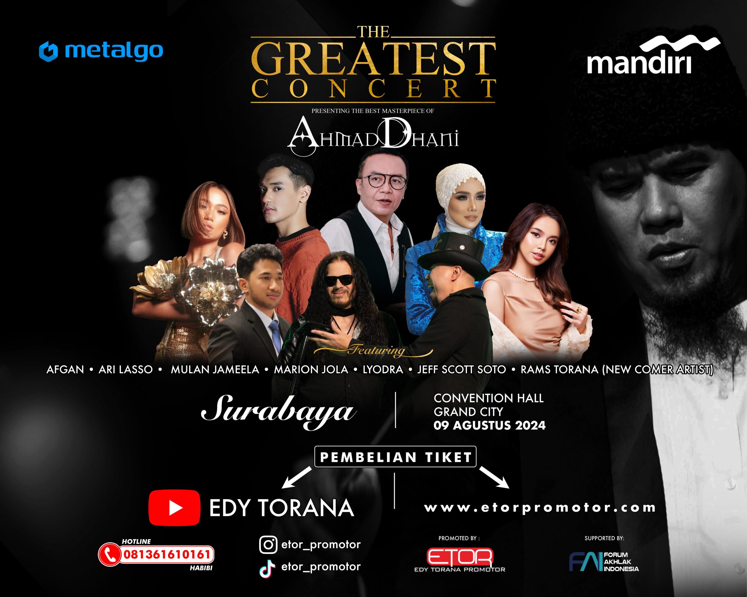 Tiket The Greatest Concert Mahakarya Ahmad Dhani Sudah Bisa Dibeli!