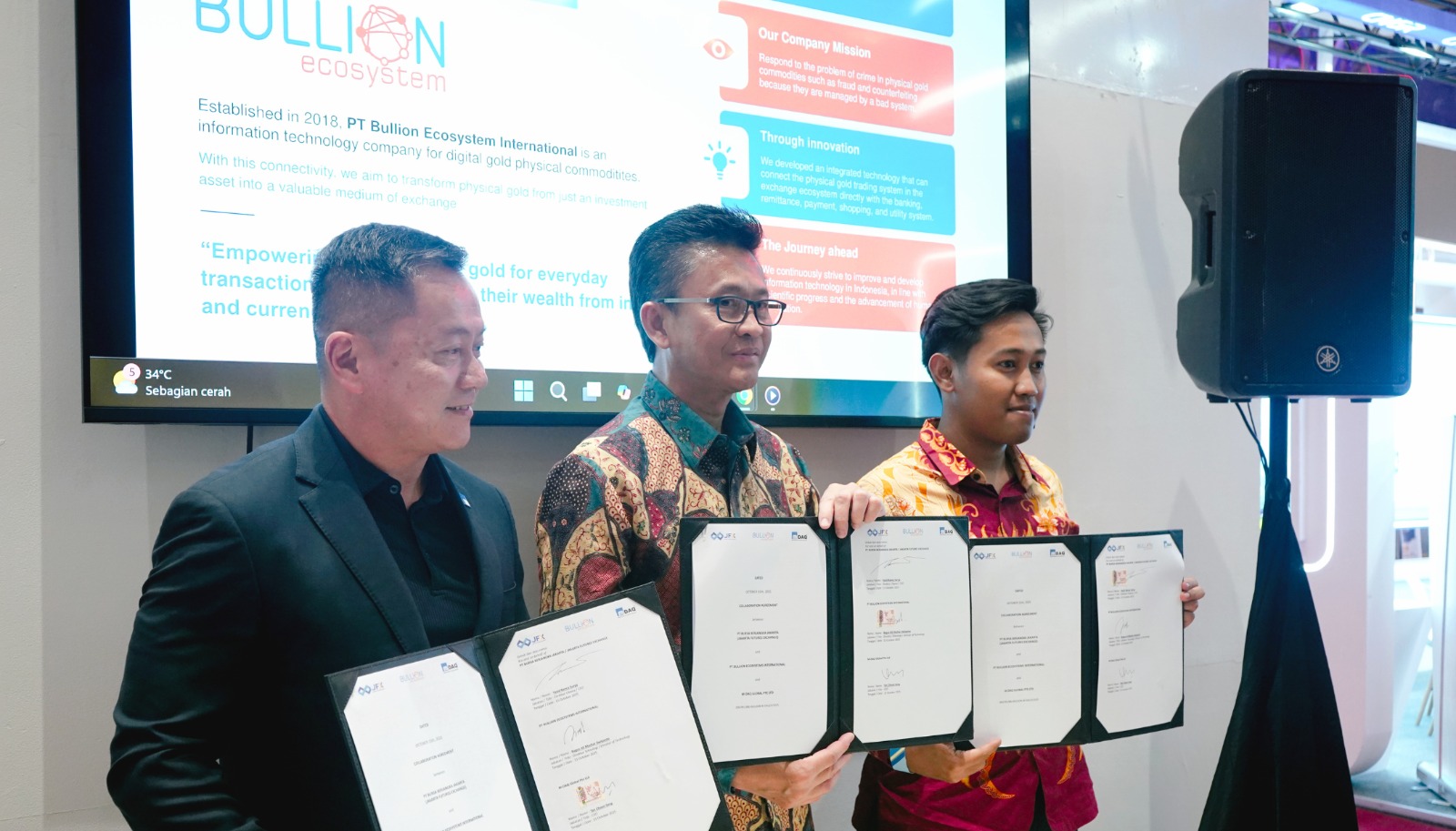 Teken MoU, JFX, BEI & M-DAQ Global Hadirkan Solusi Perdagangan Multi Currency (TRC Solution) Pada Produk Emas Fisik JFXGOLD X